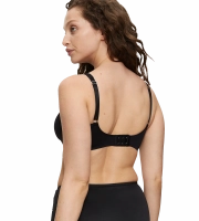 Biustonosz Triumph czarny True Shape Sensation miękki minimizer bez fiszbin