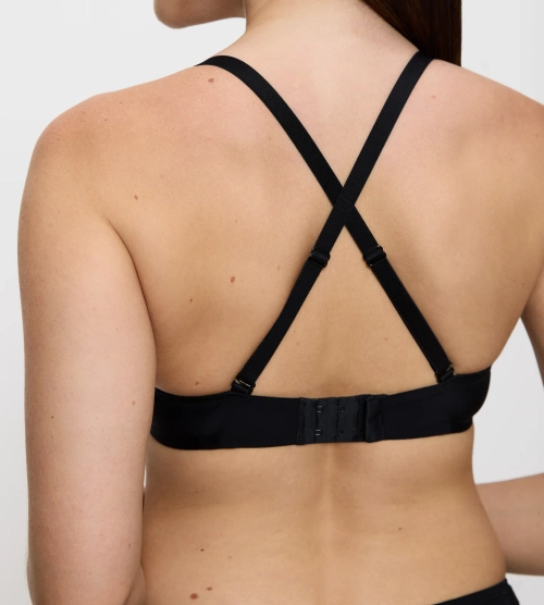 Biustonosz Triumph czarny Lovely Micro WHPM usztywniany z fiszbinami z ramiączkami różne warianty