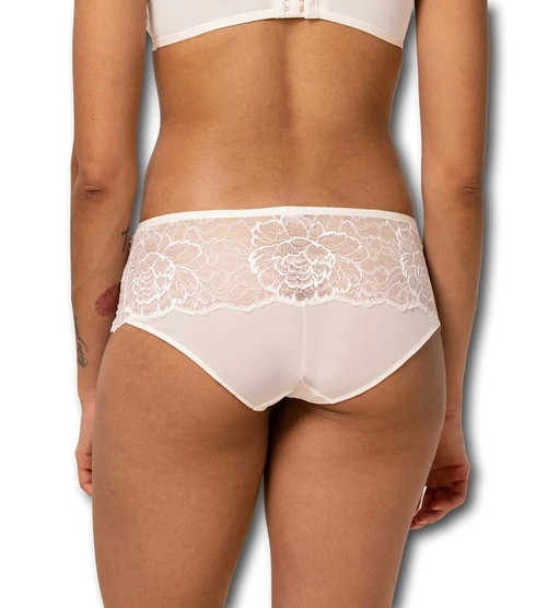 Majtki damskie Triumph Peony Florale Hipster figi koronkowe angora
