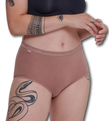 Majtki damskie sloggi Basic+ figi Midi 3 szt bawełniane