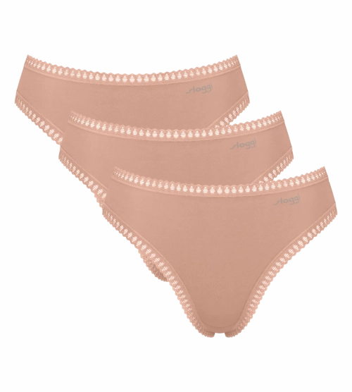 Majtki damskie sloggi GO Crush figi Tai z wysokim stanem 3-pak