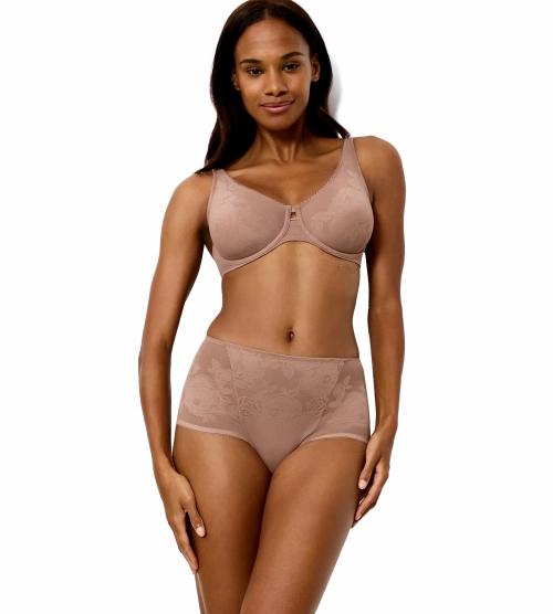 Biustonosz Triumph Wild Rose Sensation miękki minimizer z fiszbinami