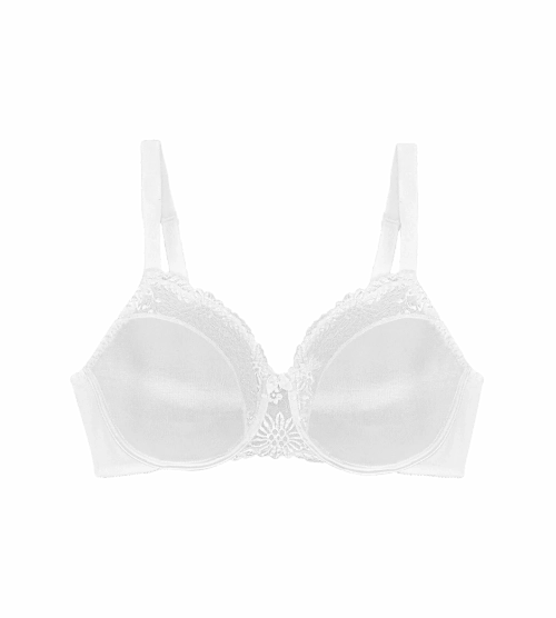 Biustonosz Triumph biały Ladyform Soft W minimizer miękki z fiszbinami