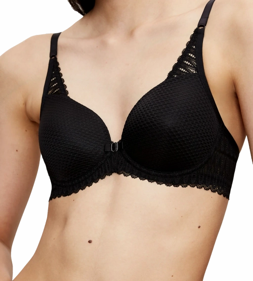 Biustonosz Triumph czarny Aura Spotlight WHP usztywniany z fiszbinami