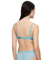 Biustonosz Triumph Aura Spotlight koronkowy push-up z fiszbinami 