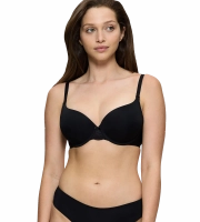 Biustonosz Triumph czarny Lovely Micro WHPM usztywniany z fiszbinami z ramiączkami różne warianty