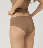 Majtki damskie sloggi brązowe GO Midi 2 szt figi bawełniane