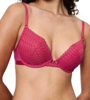 Biustonosz Triumph Aura Spotlight koronkowy push-up z fiszbinami 