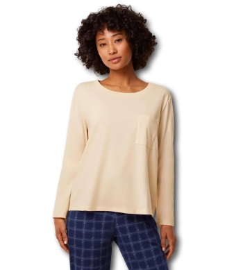 Top Triumph Mix & Match LSL bawełniany z długim rękawem