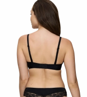 Biustonosz Triumph czarny Lovely Micro WHPM usztywniany z fiszbinami z ramiączkami różne warianty