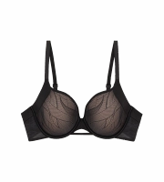 Biustonosz Triumph czarny Airy Sensation WP usztywniany z fiszbinami