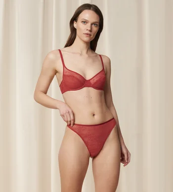 Biustonosz Triumph Bright Spotlight W z fiszbinami koronkowy