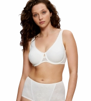 Biustonosz Triumph Wild Rose Sensation miękki minimizer z fiszbinami