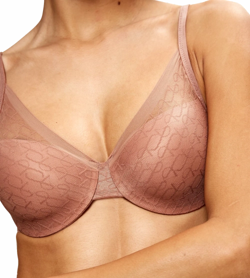 Biustonosz Triumph Signature Sheer WHP koronkowy usztywniany z fiszbinami