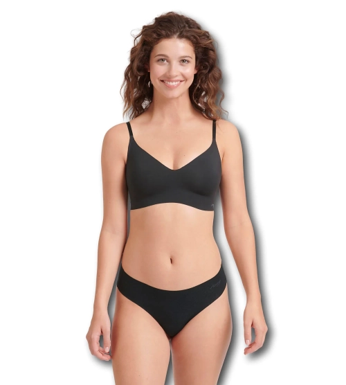 Biustonosz sloggi ZERO Microfibre 2.0 top bez szwów i bez fiszbin