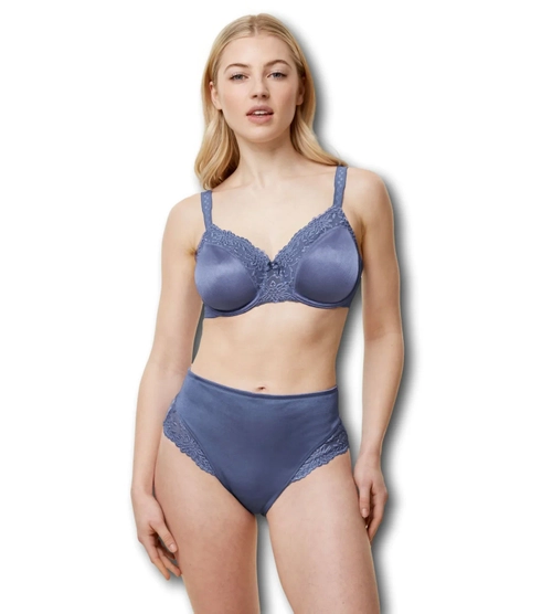 Majtki damskie Triumph lila Ladyform Soft figi Maxi koronkowe