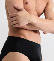 Majtki męskie sloggi men 24/7 Midi 2 szt. slipy bawełniane czarne