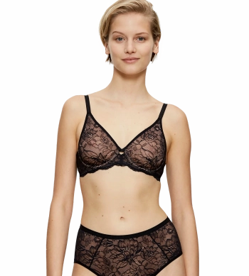 Biustonosz Triumph czarny Amourette Charm W miękki z fiszbinami