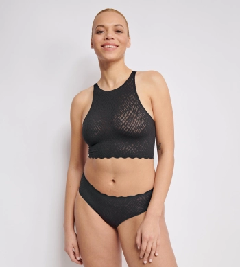 Majtki damskie sloggi ZERO Feel Bliss figi Hipster koronkowe bezszwowe