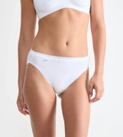 Majtki damskie Sloggi białe Basic+ Tai figi bawełniane 3 szt