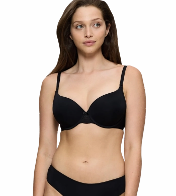 Biustonosz Triumph czarny Lovely Micro WHPM usztywniany z fiszbinami z ramiączkami różne warianty