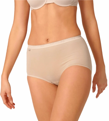 Majtki damskie Sloggi cieliste Basic+ Maxi 2 szt. figi bawełniane