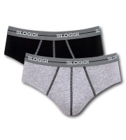 Majtki męskie sloggi men Start Midi slipy 2 szt MultiColor