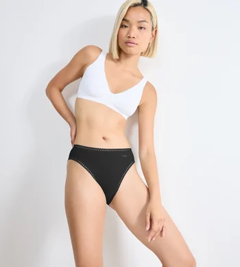 Majtki damskie sloggi GO Crush figi Tai z wysokim stanem 3-pak