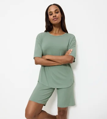 Piżama damska Triumph Timeless Sensuality PSK komplet z krótkim rękawem