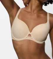 Biustonosz Triumph beżowy Wild Rose Sensation WP usztywniany z fiszbinami