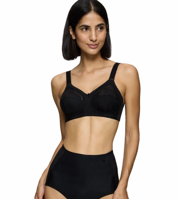 Biustonosz Triumph czarny Doreen X N miękki bez fiszbin