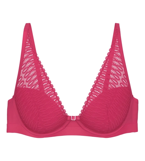 Biustonosz Triumph Aura Spotlight usztywniany z fiszbinami koronkowy
