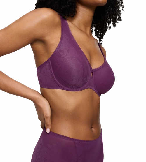 Biustonosz Triumph Wild Rose Sensation miękki minimizer z fiszbinami