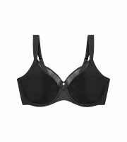 Biustonosz Triumph czarny True Shape Sensation minimizer miękki z fiszbinami