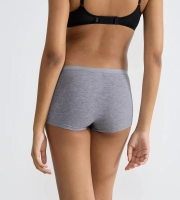 Majtki damskie sloggi szary melanż Basic+ Short figi bawełniane szorty