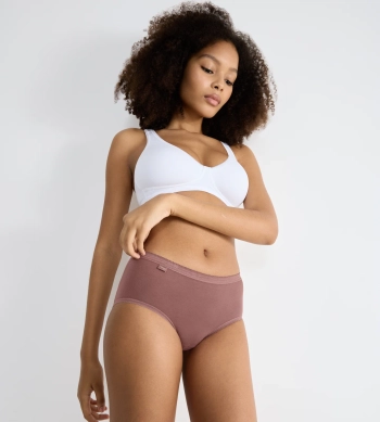 Majtki damskie sloggi Basic+ figi Midi 3 szt bawełniane