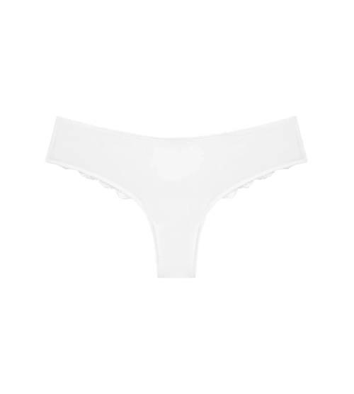 Majtki damskie Triumph białe Lovely Micro Brazilian String