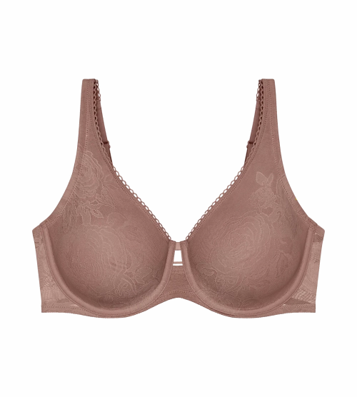 Biustonosz Triumph Wild Rose Sensation miękki minimizer z fiszbinami