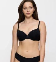 Biustonosz Triumph czarny Lovely Micro WHPM usztywniany z fiszbinami z ramiączkami różne warianty