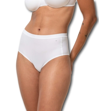 Majtki damskie Triumph białe Smart Micro figi Maxi EX bezszwowe