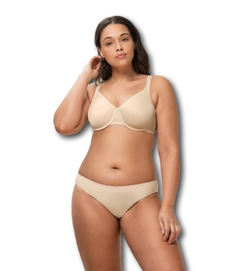 Biustonosz Triumph cielisty Comfort minimizer z fiszbinami
