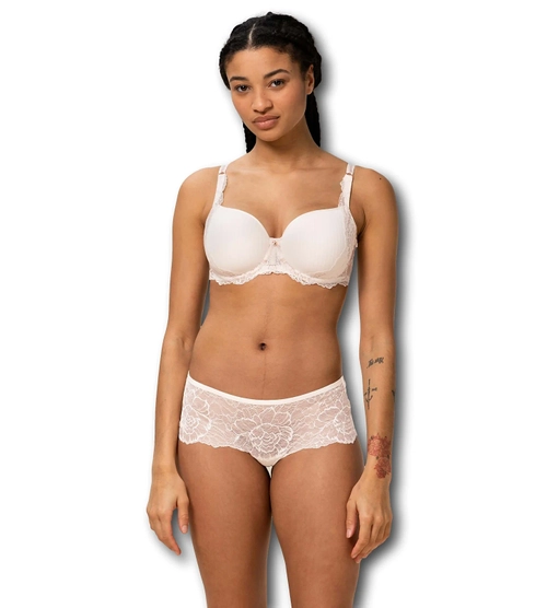 Majtki damskie Triumph Peony Florale Hipster figi koronkowe angora