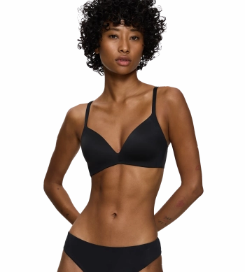 Biustonosz Triumph czarny Body Make-up Soft Touch P usztywniany bez fiszbiny