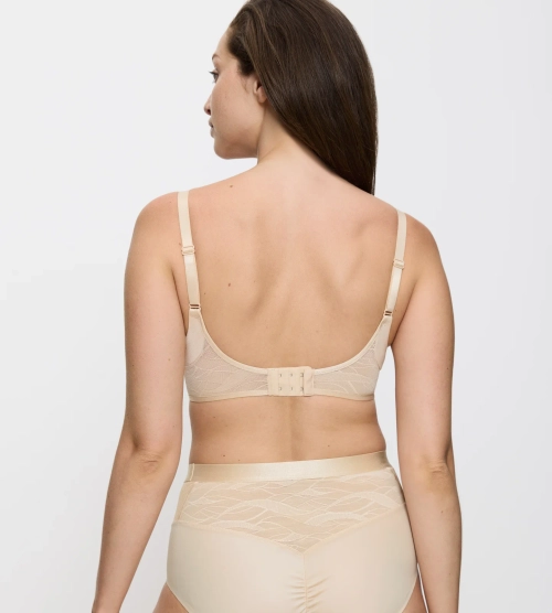 Biustonosz Triumph beżowy Airy Sensation WP usztywniany z fiszbinami