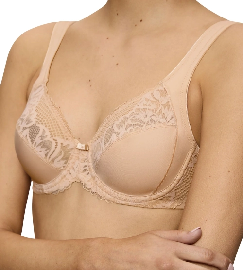 Biustonosz Triumph Modern Lace and Cotton W z fiszbinami