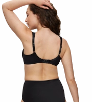 Biustonosz Triumph czarny True Shape Sensation minimizer miękki z fiszbinami
