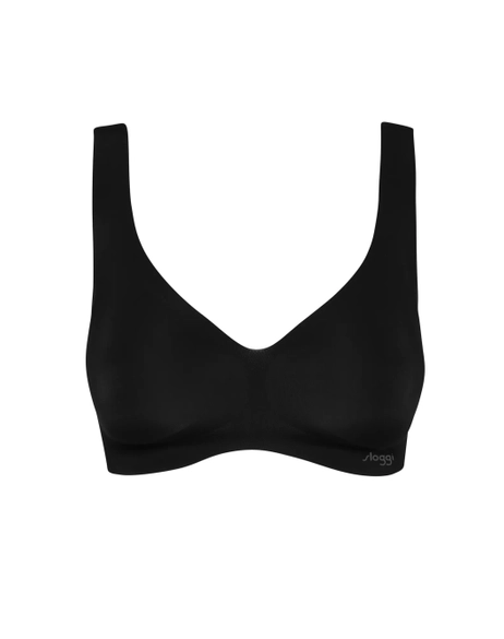 Biustonosz Sloggi czarny Zero Feel BRALETTE  push-up