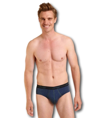 Majtki męskie sloggi men Start Midi slipy 2 szt czarny ciemna kom