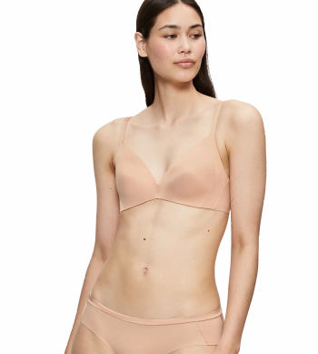 Biustonosz Triumph beżowy Body Make-up Soft Touch P usztywniany bez fiszbin