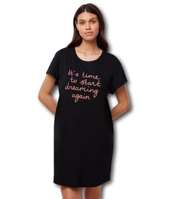 Koszula nocna damska Triumph Nightdresses NDK 02 bawełniana